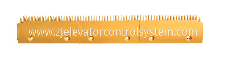 Yellow Plastic Comb Plate for LG Sigma Escalators 22 Teeth